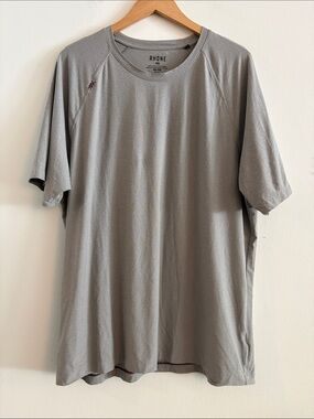 RHONE Reign Performance Short Sleeve Tee Shirt Men’s Size XXL Light Gray Heather